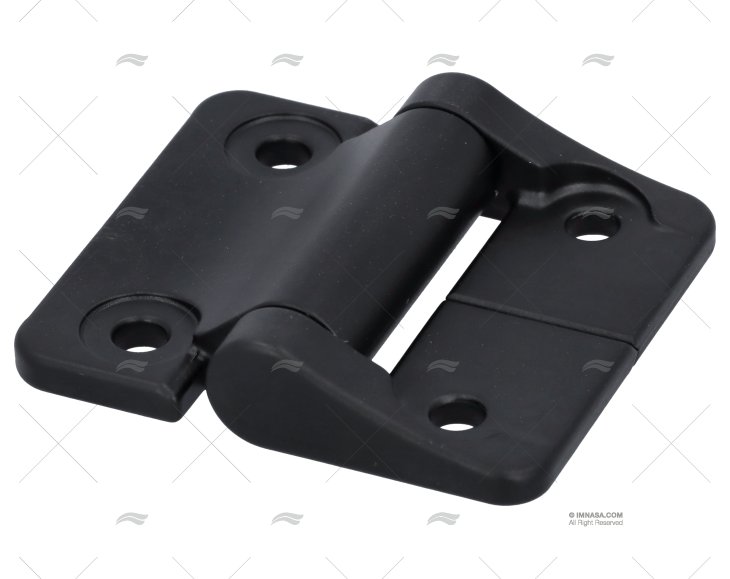 ASYMETRICAL  HINGE BLACK ALU 2.3/1.4 SOUTHCO