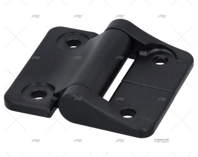 ASYMETRICAL  HINGE BLACK ALU 3.4/2 SOUTHCO