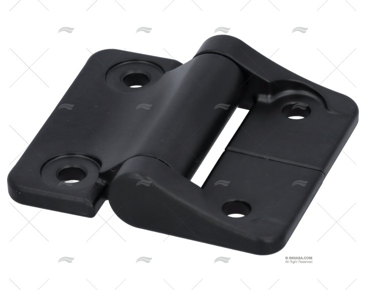 ASYMETRICAL  HINGE BLACK ALU 3.4/2 SOUTHCO