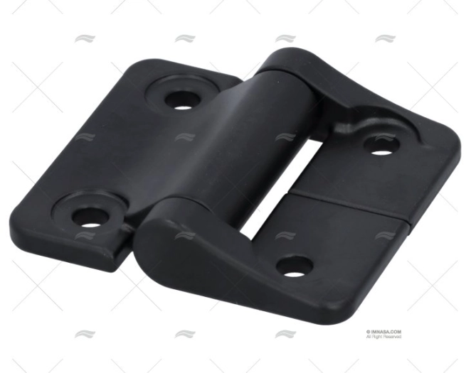 BISAGRA  ASIMETRICA ALU NEGRO 2/3.4 SOUTHCO