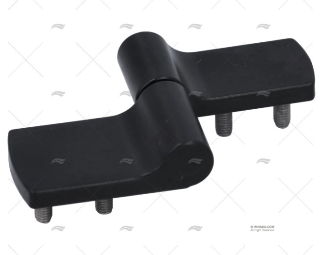 DOBRADIÇA  SIMÉTRICA ZINCADO PRETO TIPO A M3 SOUTHCO