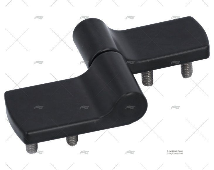 ASYMETRICAL  HINGE ZINC BLACK TYPE A M3 SOUTHCO