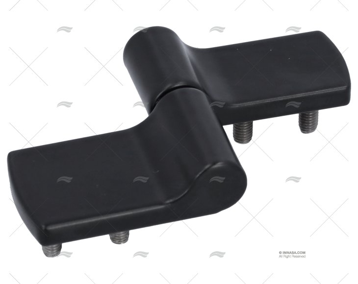 CERNIERA  ASIMMETRICA ZINCATO NERO TIPO A M3 SOUTHCO