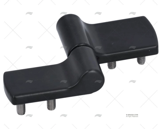DOBRADIÇA  ASSIMÉTRICA ZINCO PRETO TIPO A M3 SOUTHCO