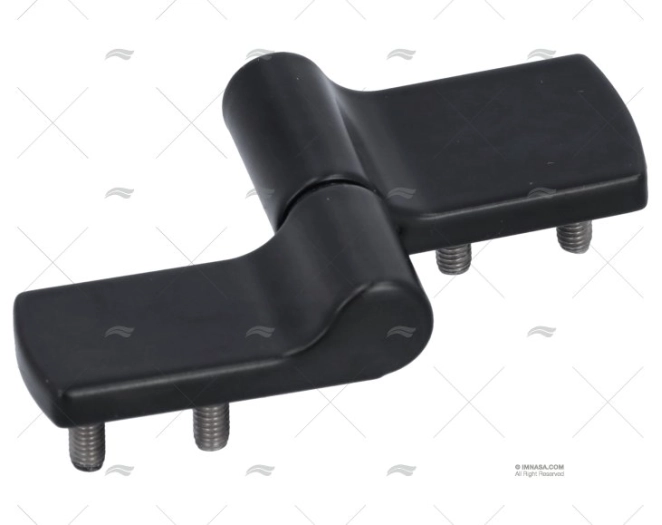 DOBRADIÇA  ASSIMÉTRICA ZINCO PRETO TIPO A M3 SOUTHCO