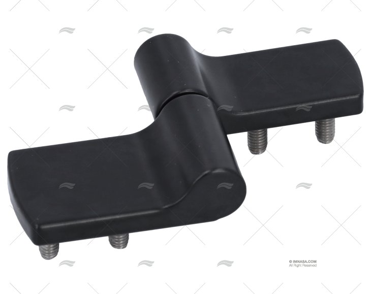 ASYMETRICAL  HINGE ZINC BLACK TYPE A M3 SOUTHCO