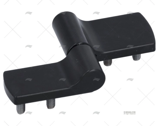 DOBRADIÇA ASSIMÉTRICA ZINCO PRETO TIPO A SOUTHCO