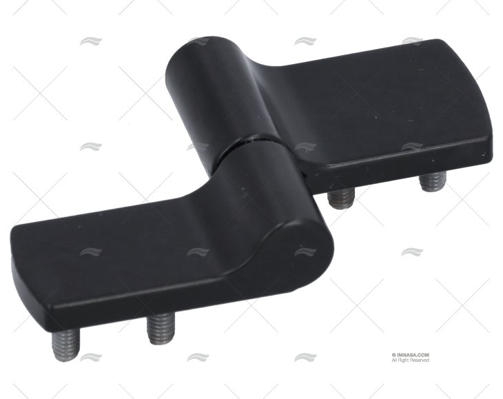 ASYMETRICAL  HINGE ZINC BLACK TYPE A M3 SOUTHCO