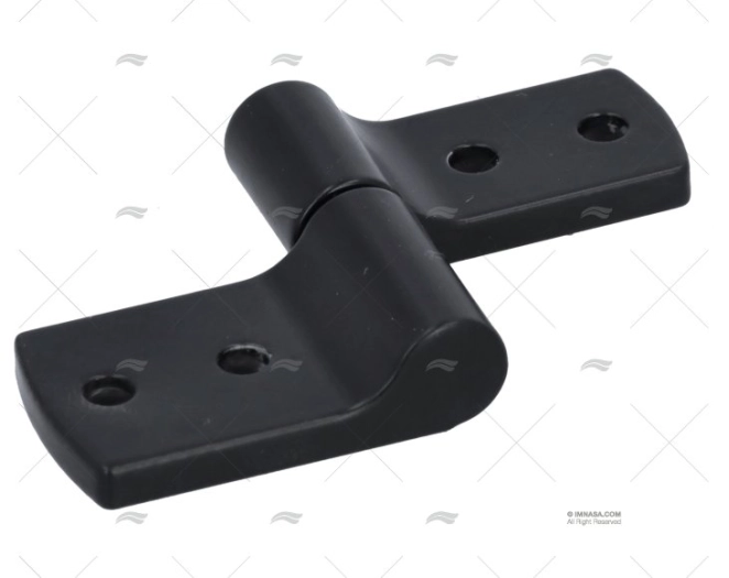 ASYMETRICAL  HINGE ZINC BLACK TYPE A RIV SOUTHCO
