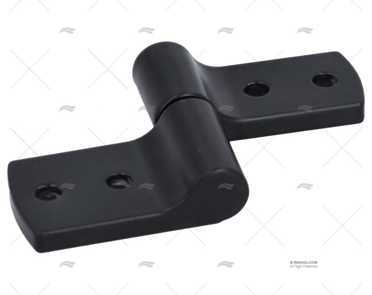 ASYMETRICAL  HINGE ZINC BLACK TYPE A RIV SOUTHCO