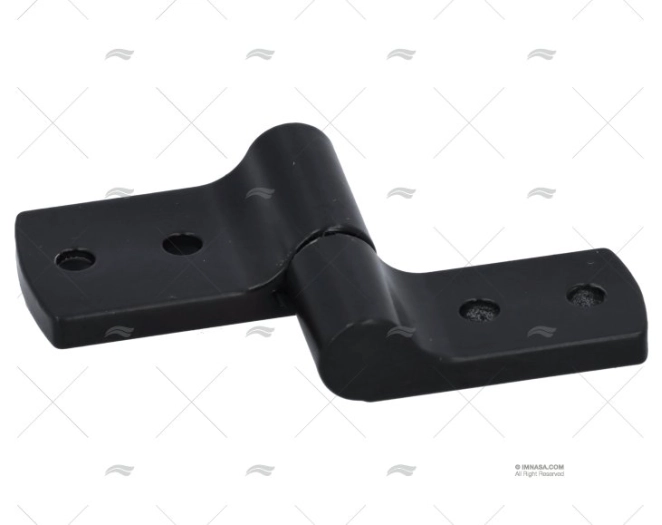 SYMETRICAL  HINGE BLACK ZINC TYPE A RIVE SOUTHCO