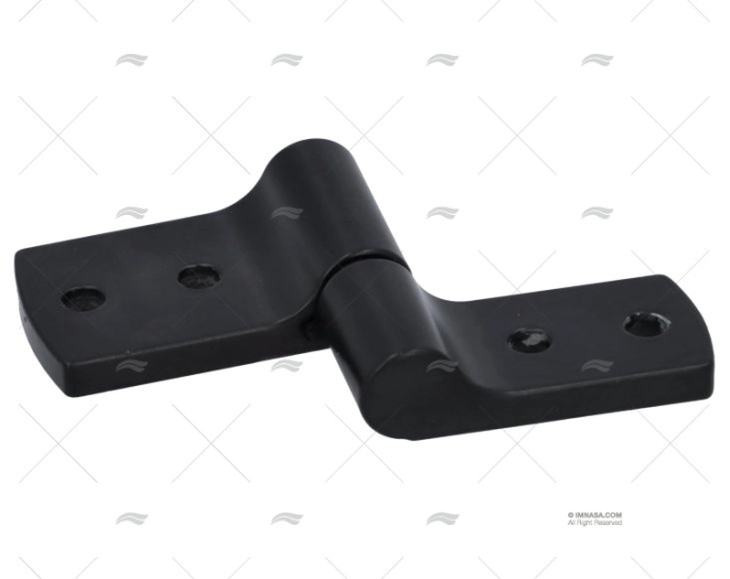 SYMETRICAL  HINGE BLACK ZINC TYPE B RIVE SOUTHCO