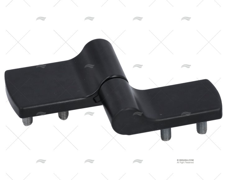 ASYMETRICAL  HINGE ZINC BLACK TYPE B M3 SOUTHCO