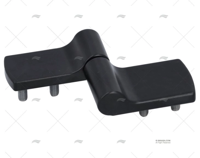 CERNIERA  ASIMMETRICA ZINCATA NERA TIPO B M3 SOUTHCO