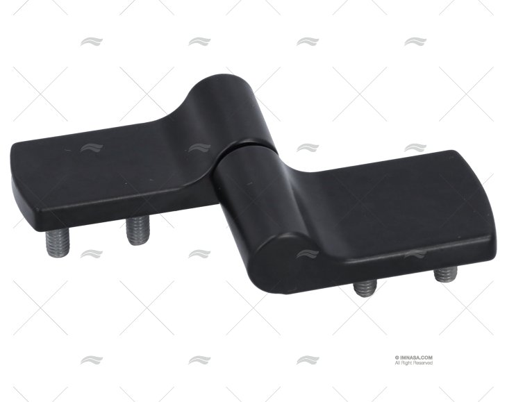 DOBRADIÇA  ASSIMÉTRICA ZINCADO PRETO TIPO B M3 SOUTHCO