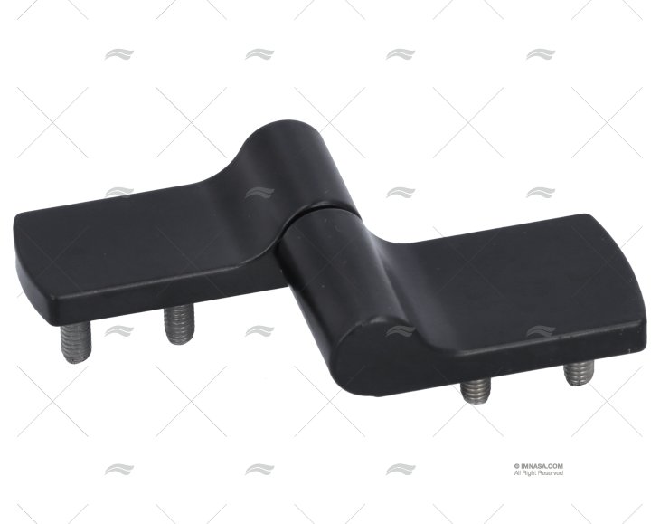ASYMETRICAL  HINGE ZINC BLACK TYPE B M3 SOUTHCO