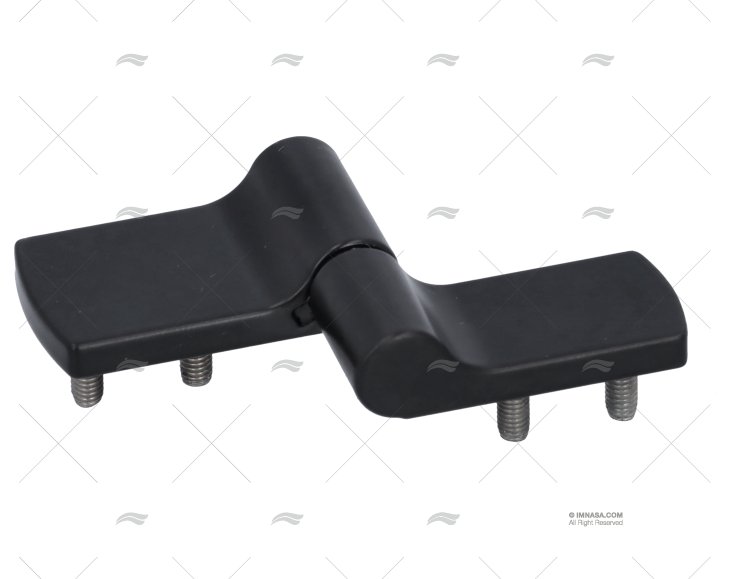 DOBRADIÇA ASSIMÉTRICA ZINCO PRETO TIPO B SOUTHCO