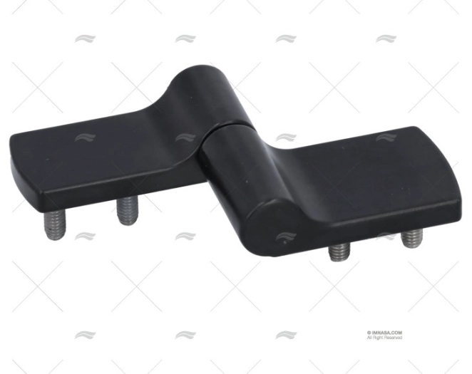 DOBRADIÇA ASSIMÉTRICA ZINCO PRETO TIPO B SOUTHCO