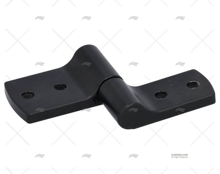DOBRADIÇA  ASSIMÉTRICA. ZINCADO PRETO TIPO B PERFURADO SOUTHCO