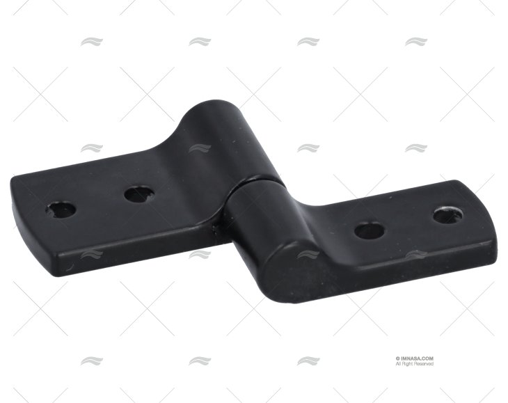 ASYMETRICAL  HINGE ZINC BLACK TYPE B RIV SOUTHCO