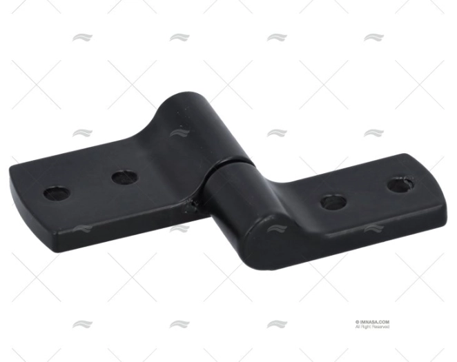 ASYMETRICAL  HINGE ZINC BLACK TYPE B RIV SOUTHCO