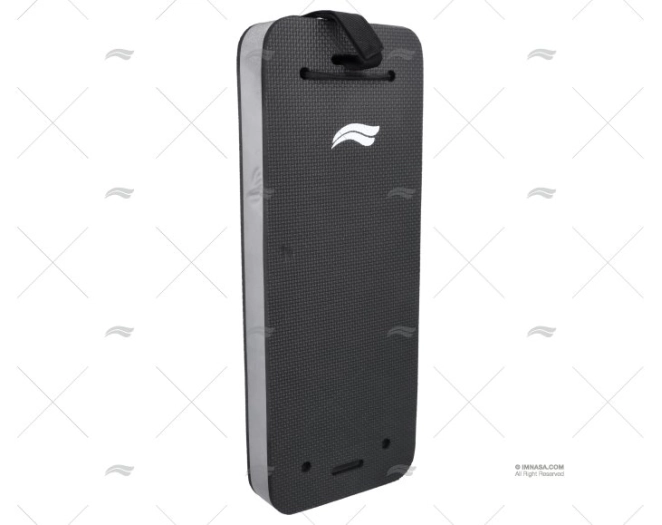 DEFENSA PLANA 495x190x52mm PRETO-CINZA