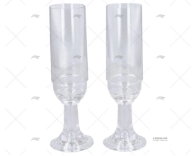 VERRE CHAMPAGNE PLIABLE 200ml 2Ud.