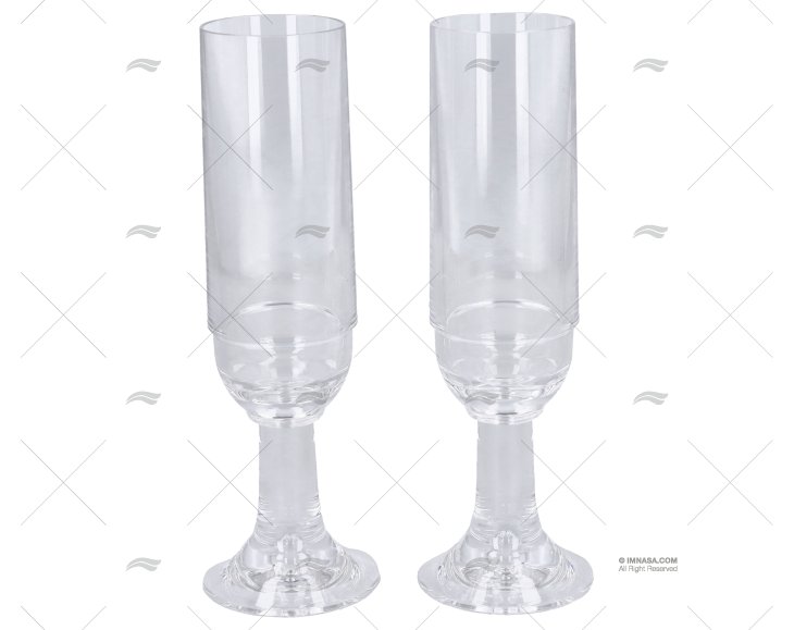 TAÇA CHAMPANHE DESMONTÁVEL 200ml 2un.