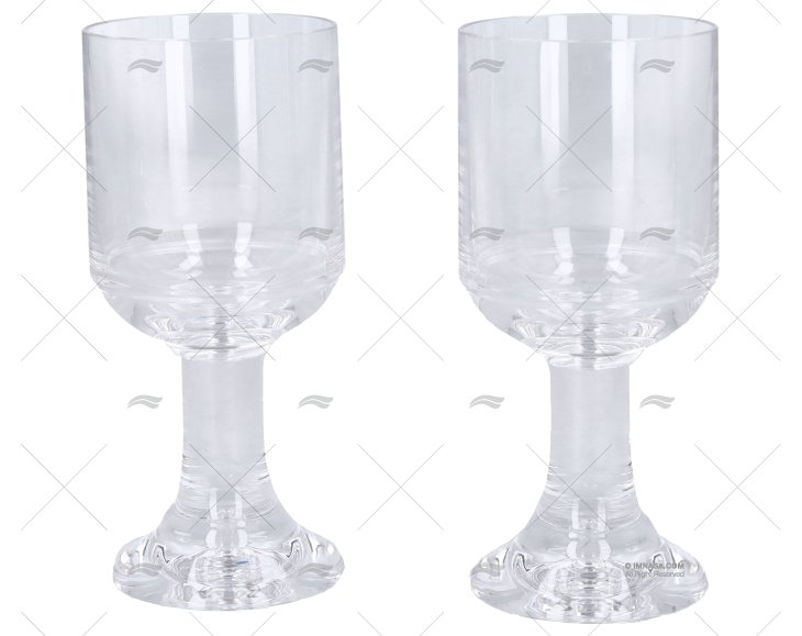 TAÇA ÁGUA/VINHO DESMONTÁVEL 300ml 2pcs