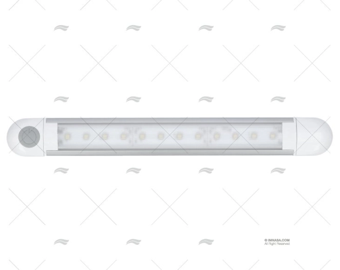 PLAFON LED 12v BRANCO C/INTERRUPTOR