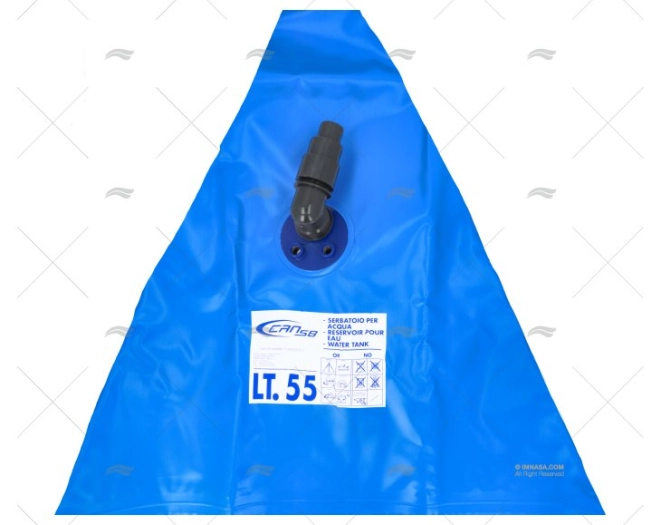 SERBATOIO ACQUA  55L FLESSIBILE TRIANGOLARE