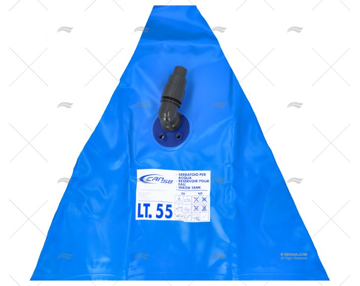 DEPÓSITO ÁGUA  55L FLEXÍVEL TRIANGULAR