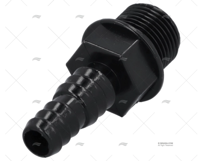 RACCORD 3/8 PVC DEPÓSITO TUBO  D. 10/12