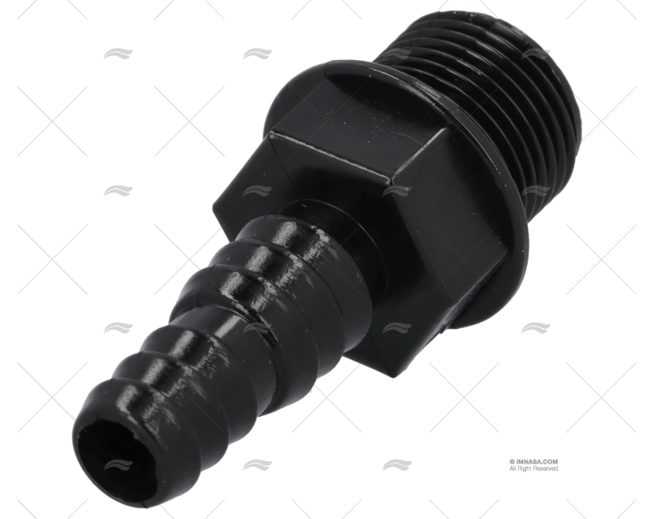 RACCORD 3/8 PVC DEPÓSITO TUBO  D. 10/12