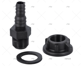 RACCORD 3/8 PVC DEPÓSITO TUBO  D. 10/12