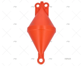 BOIA BICONICA 220mm LARANJA  ALTURA  540mm