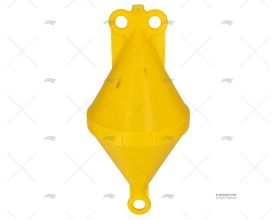BOIA BICÓNICA 220mm AMARELA ALTURA  540mm