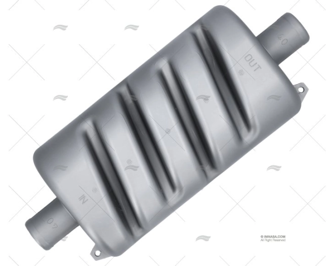 SILENCER TUBE D. 40   150X105X372