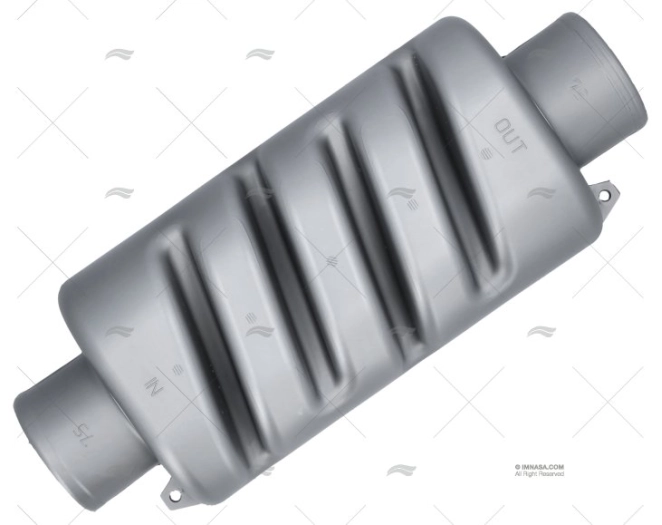 SILENZIOSO TUBO D. 75   150X105X376