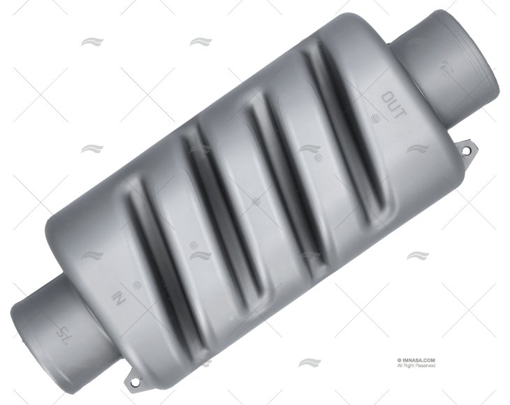 SILENCIOSO TUBO D. 75   150X105X376