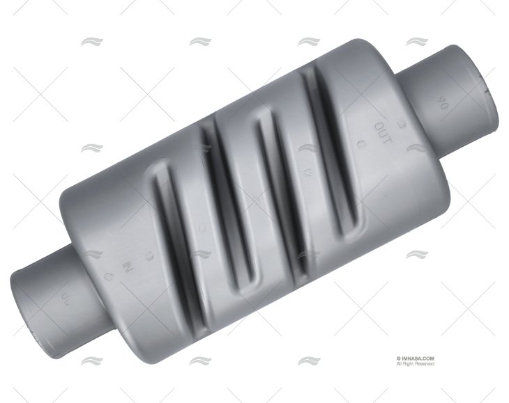 SILENCIOSO TUBO 90 Ø 183X135X460