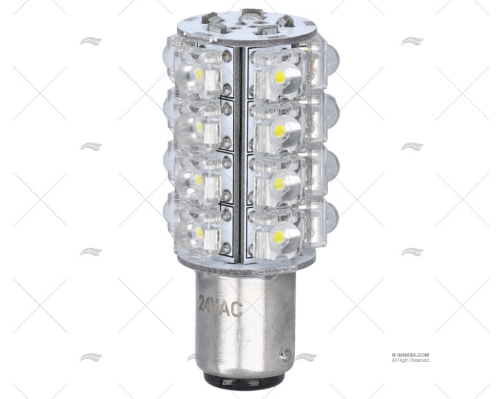 LÂMPADA BAY15D+- 24V 0.7W LED BRANCO