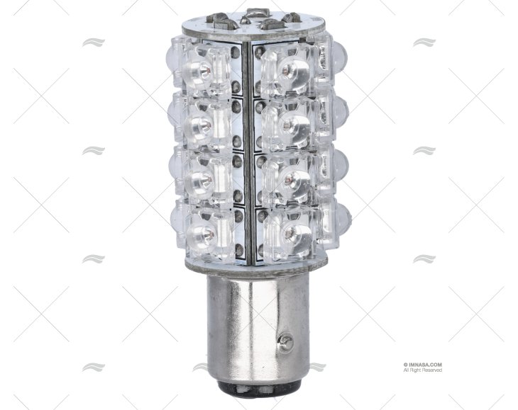 LÂMPADA BAY15D 12V  0.4W LED VERMELHA