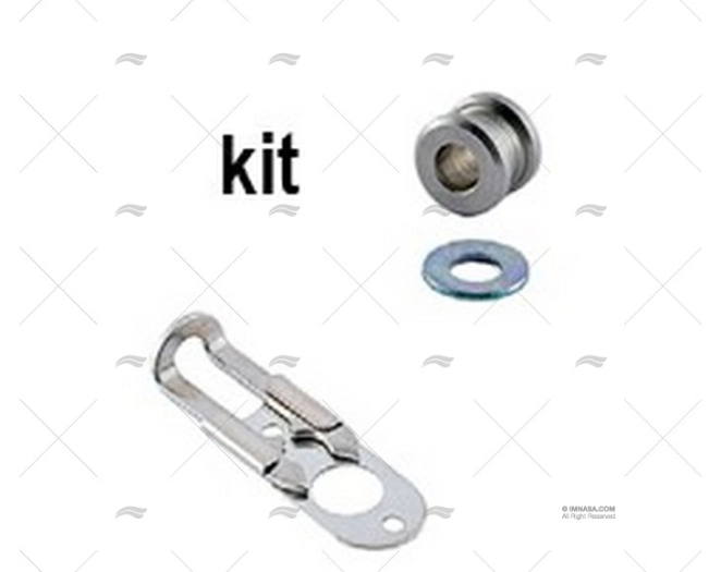 GLISSIERE ACIER ZINC CHROME KIT