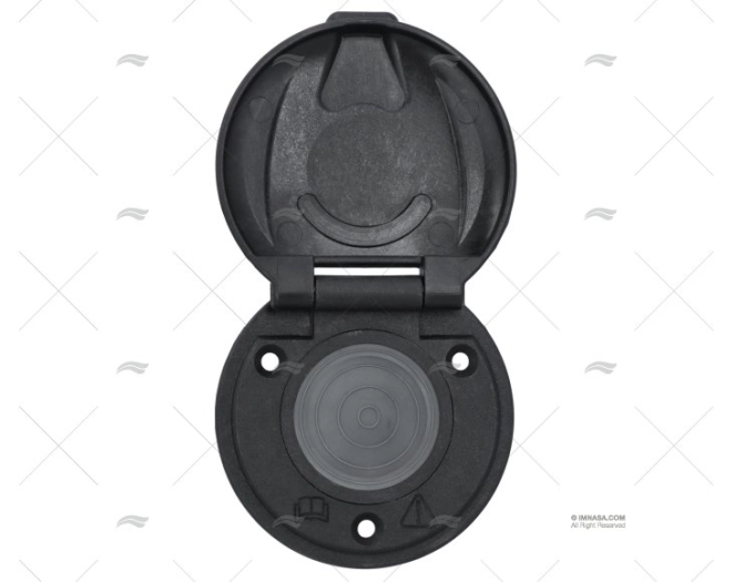 PULSANTE ELETTRICO NON ETICHETTATO NERO IP LEWMAR