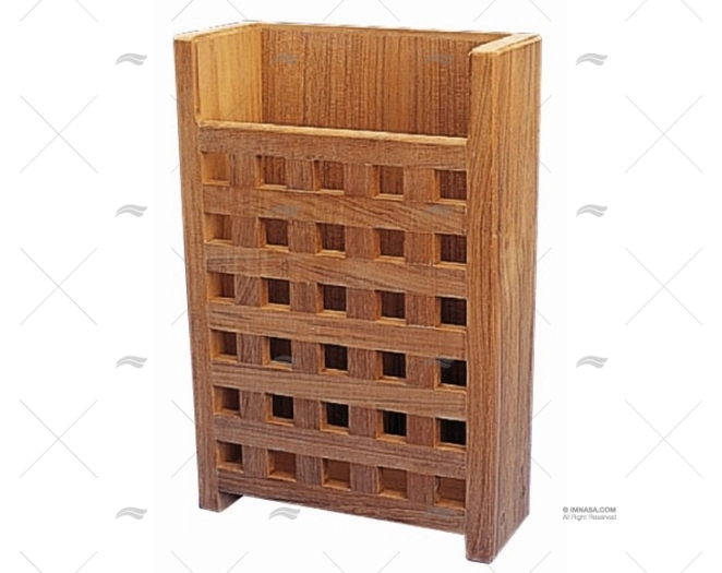 SCATOLA TEAK PER RIVISTE 200x300x90mm ARC MARINE