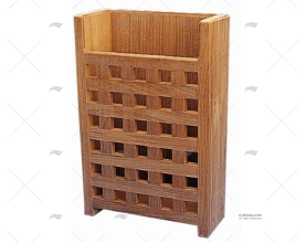 CAIXA TECA PARA REVISTAS 200x300x90mm ARC MARINE