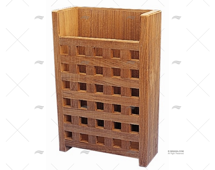 SCATOLA TEAK PER RIVISTE 200x300x90mm ARC MARINE