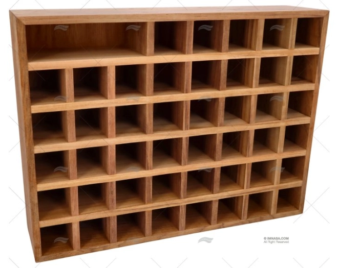 CAIXA TECA PARA BANDEIRAS 410x105x310mm ARC MARINE
