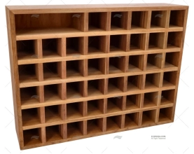 SCATOLA PORTA BANDIERE IN TEAK 410x105x310mm ARC MARINE